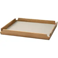 Lind DNA Tablett Square S Airy Nupo Oyster White / Teak