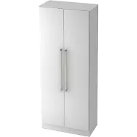 Hjh OFFICE PRO SIGNA G 7100 CE - Weiß 5 OH Schrank Chromgriff Metall