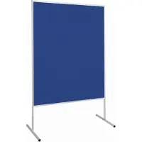 MAUL Moderationstafel Maulstandard, Oberfläche Filz, Kork o. Papier, mobil, Filz blau
