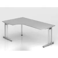 Hjh OFFICE PRO NANO 82 S - 200 x 120 Grau/Silber