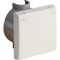 Abl 2451510, 3P, Weiß, Kunststoff, IP44, DIN 49445/46, 230 - 400 V