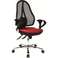 Topstar Bürostuhl Open Point SY Deluxe OP290U G21 rot schwarz