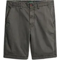 Superdry für Herren. M7110397A Graue Chino-Shorts für Offiziere (36), Lässig, Baumwolle