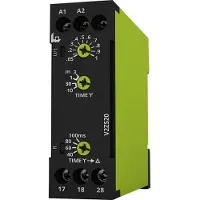 TELE V2ZS20 12-240V AC/DC Tidsrelæ Multifunktionel 1 stk Tidsområde: 0.04 - 180 s 2 x sluttekontakt