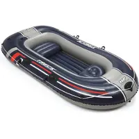 Bestway "Hydro-Force Raft Set" Boot 255 x 127 cm mit Blasebalg und 2 Paddeln, 61068