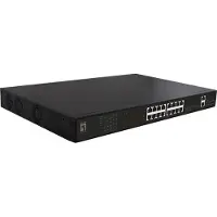 LevelOne GEP-2021, Unmanaged, Gigabit Ethernet (10/100/1000), Power over Ethernet (PoE), Rack-Einbau, 1U