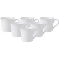 Villeroy & Boch Kaffeetasse Cellini White (6-teilig)
