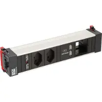 Bachmann Steckdosenleiste CONFERENCE 2x T13, USB, Custom-ABD leer