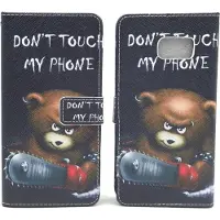 König Design Schutz Handy Hülle für Samsung Galaxy S6 Edge Plus Case Cover Tasche Wallet Etui