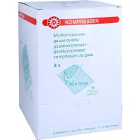 NOBAMED Mullkompressen 10x10 cm steril 16fach 8x10 St Kompressen
