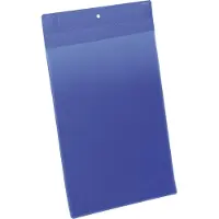 Durable Neodym-Magnettaschen B 210 x H 297 mm (A4 hoch), 10 Stück, blau