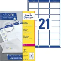 Avery Zweckform Adressetiketten Ultragrip