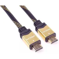PremiumCord HDMI-zu-HDMI-Kabel 3 m Gold (kphdmet3)