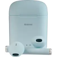 Denver TWE-46 - Ohrhörer - Drahtlos - Drahtlose Ohrhörer - Bluetooth - mit Ladeetui - Freisprecheinrichtung - Sport - Headset - In-Ear - Bluetooth 5.0 - Hellblau