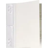 Durable Filefix maxi, PVC, selbstklebend, 50 Stück, transparent