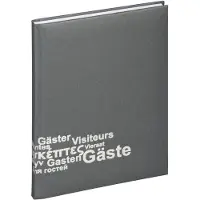 Pagna G„stebuch Europa, (B)195 x (H)255 mm, 192 Blatt, grau