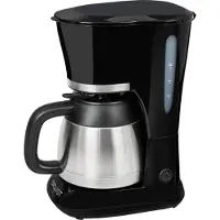 Exquisit KA 6501 sw Kaffeemaschine | Thermoskanne | 4-8 Tassen | schwarz