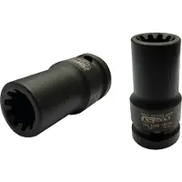 Ks Tools 150.2289, Buchse, 1/2", Metrisch, 1 Kopf/Köpfe, Chrom-Vanadium-Stahl, 93 g