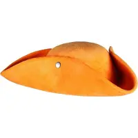 Coppens Einfacher Piraten Dreispitz neon-orange