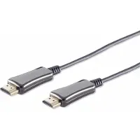 S-Impuls Optisches HDMI Kabel, 4K 60Hz, schwarz
