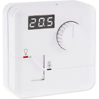 Chilitec Raumtemperaturregler RT-55, 7 A, 5...30 °C, weiss