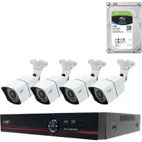 Pni Paket Videoüberwachungspaket AHD House PTZ1500 5MP - DVR und 4 Aussenkameras und 1 TB Festplatte