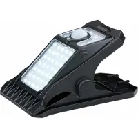 Grundig Solarleuchten Garten Clip Gartenleuchten Solar mit Bewegungsmelder - Gartenleuchte mit Kaltweißlicht - 3 verschiedene Lichtmodi - LED-Außenbeleuchtung Batteriedauer 6-8 Stunden