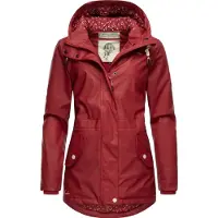 NAVAHOO Regenjacke "Oceans Heart" mit Kapuze stylischer wasserdichter Regenmantel mit Kapuze