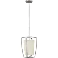 Elstead Lighting Elstead Blakely Hängeleuchte E27 1-fach Nickel gebürstet
