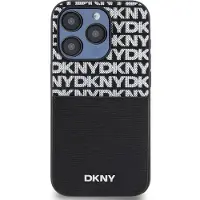 DKNY Pu Leather Repeat Pattern Card Pocket Iphone 15 Pro Max Handyhülle