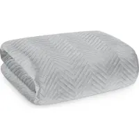 Eurofirany CHON / SOFIA / Silber 230X260 Silberne Tagesdecke