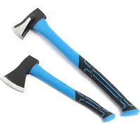 XPOtool Set Spaltbeil 1000g Fiberglas Beil Carbonstahl Holzbeil