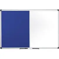 BI-Office Kombitafel MAYA, kombinierte Pinn-und Whiteboardtafel, Kork oder Filz, div. Grössen