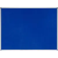 BI-Office Pinnwand Earth 120x90cm Filz blau