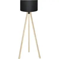 Lux.pro Stehleuchte ’Newport’ 1 x E27 Schwarz
