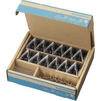 Shimano Fahrradbremsbeläge aus Metall mit Flügel und Feder mit Splint J04C-MF (x25)