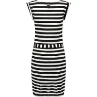 Ragwear Sommerkleid "Tagg Stripes" Eingrifftaschen gestreiftes Damen Minikleid mit Taillenband und Taschen