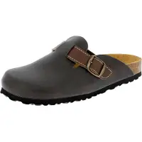 Lico BIOLINE CLOG Clogs & Hausschuhe in Übergrößen Braun [D2C]560087 große Herrenschuhe
