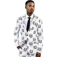 Opposuits Stormtrooper Jackett - slim-fit Karneval Sakko