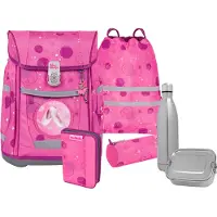 MCNEILL Schulranzen Tenero Schoolbag Set 5-teilig Pinky rosa