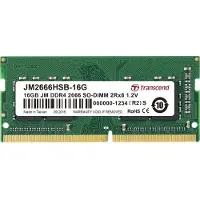 Transcend JetRam JM2666HSB-16G, 16 GB, 1 x 16 GB, DDR4, 2666 MHz, 260-pin SO-DIMM