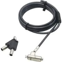 Dicota Security Cable Nano Lock Ultra Slim Keyed 2.5x6 mm slot black