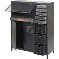 Mendler Apothekerkommode MCW-F32, Schubladenschrank Sideboard, Industriedesign 115x89x35cm