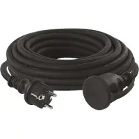 Emos Extension lead with ground 1 socket black 10m (P01710)