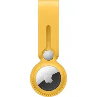 Apple Leather Loop für das AirTag - Meyer Lemon