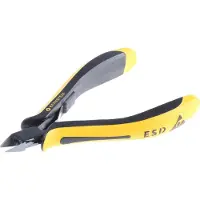 Bernstein Bernstein-Werkzeugfabrik Steinrücke 3-652-15, Seitenschneiderzange, 1 cm, Schutz vor elektrostatischer Entladung (ESD), Stahl, Schwarz, Gelb, 12 cm
