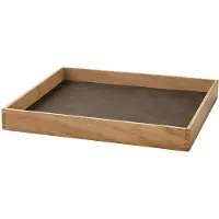 Lind DNA Tablett Square S Even Nupo Caviar / Teak