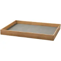 Lind DNA Tablett Square M Even Nupo Light Grey / Teak