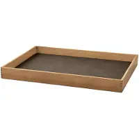 Lind DNA Tablett Square M Even Nupo Caviar / Teak