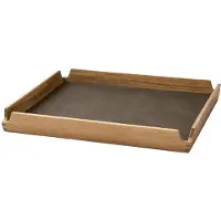Lind DNA Tablett Square S Airy Nupo Caviar / Teak